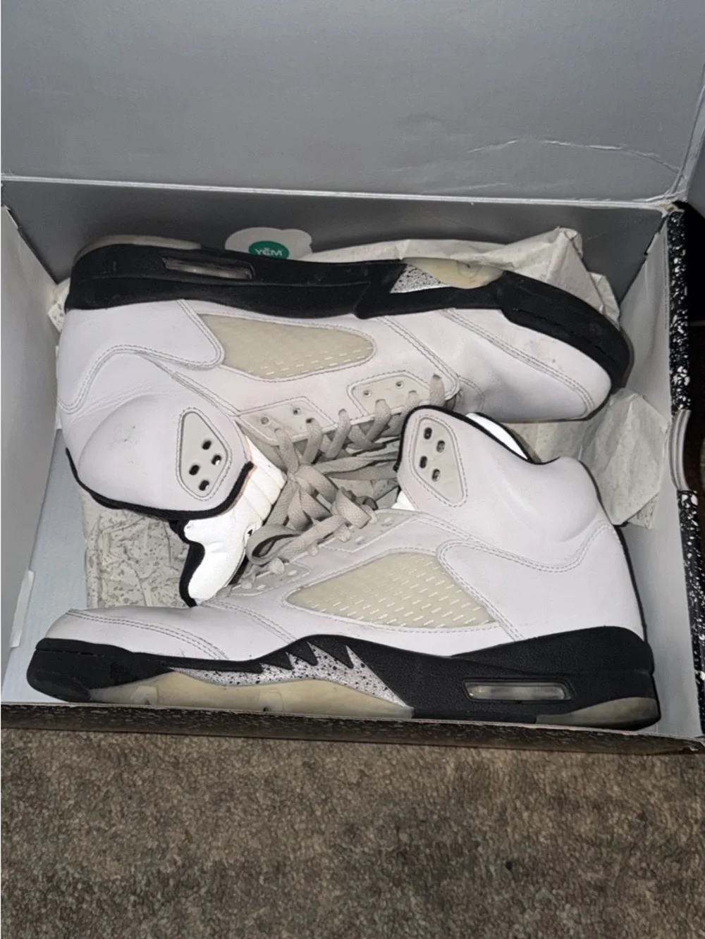 Jordan 5 Men’s “White and Black”